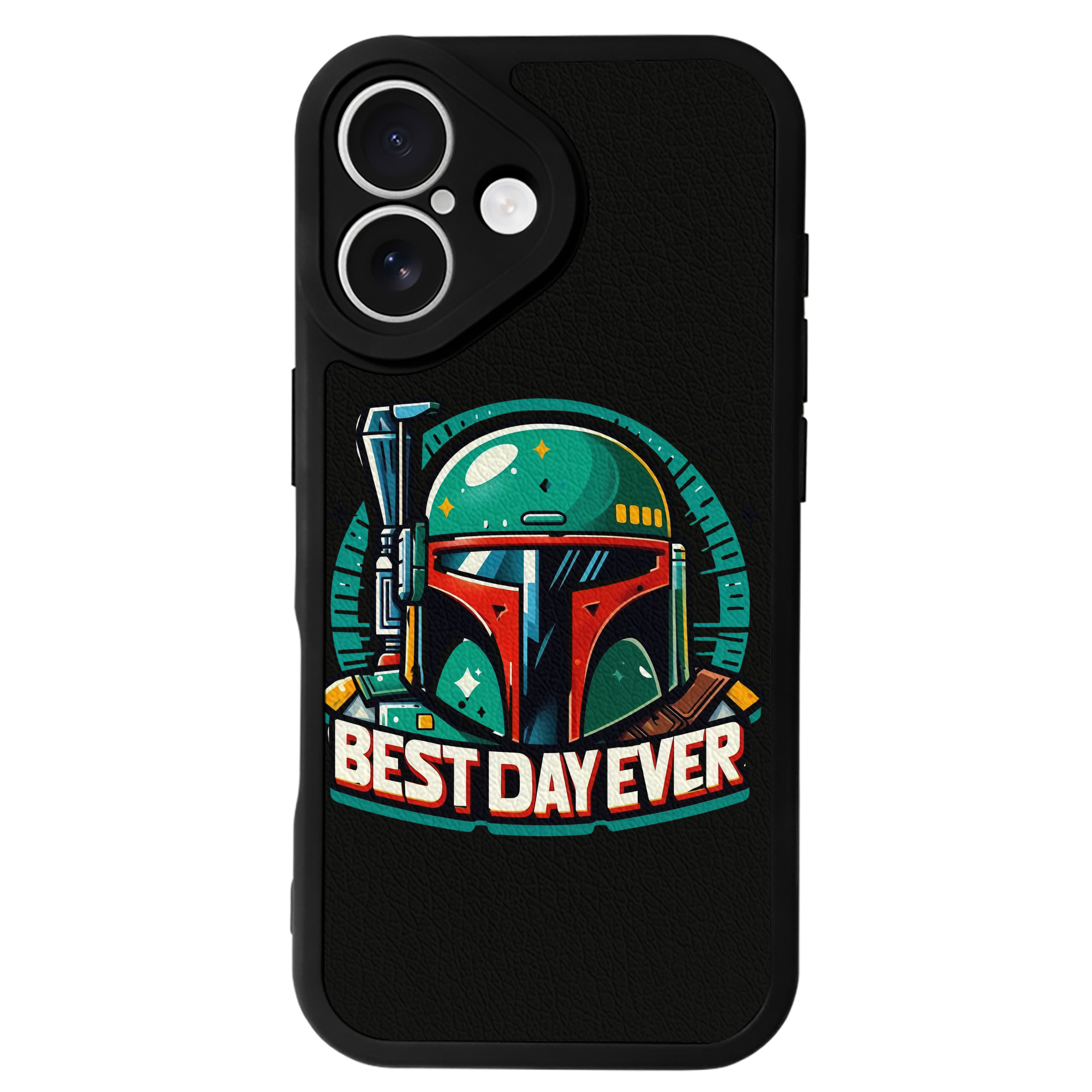 （画像用） スター・ウォーズ Star Wars 【iPhone 16シリーズ対応】シリコンスマホケース（レザー調） 材質：シリコン
